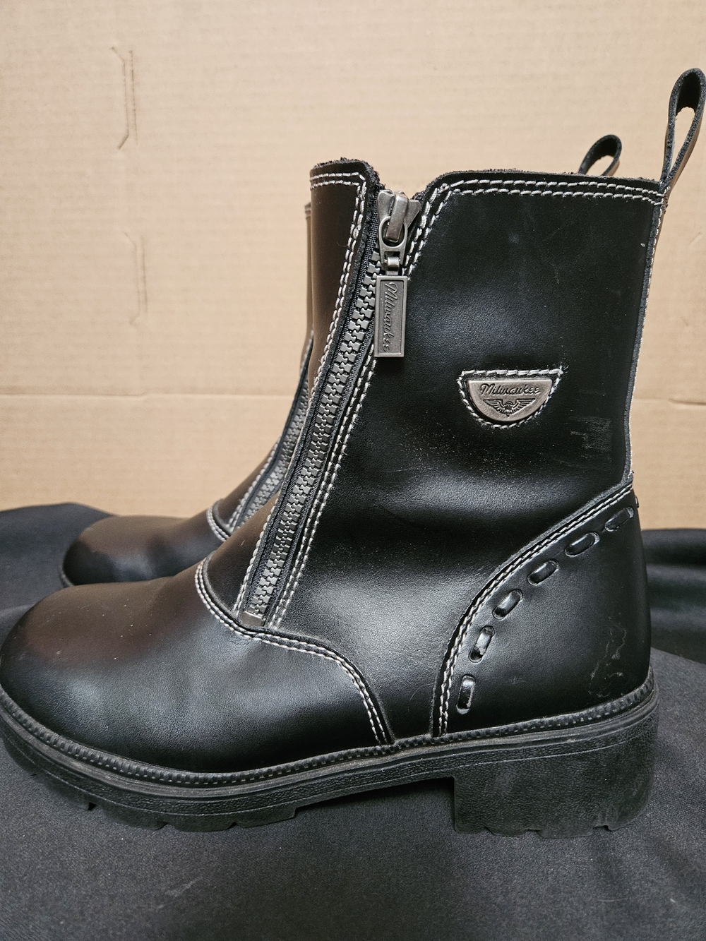 Milwaukee, women's motorcycle boots